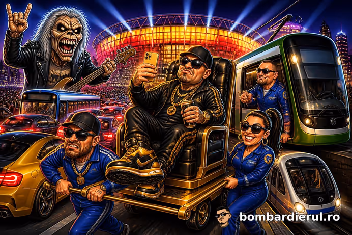 Iron Maiden la București: 11 linii de transport date peste cap! Șoc total!