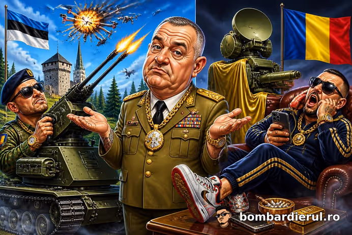 SCANDAL MONSTRU! Militarii noștri doboară drone în Estonia, dar la noi în țară stau și se uită! De ce, mă?