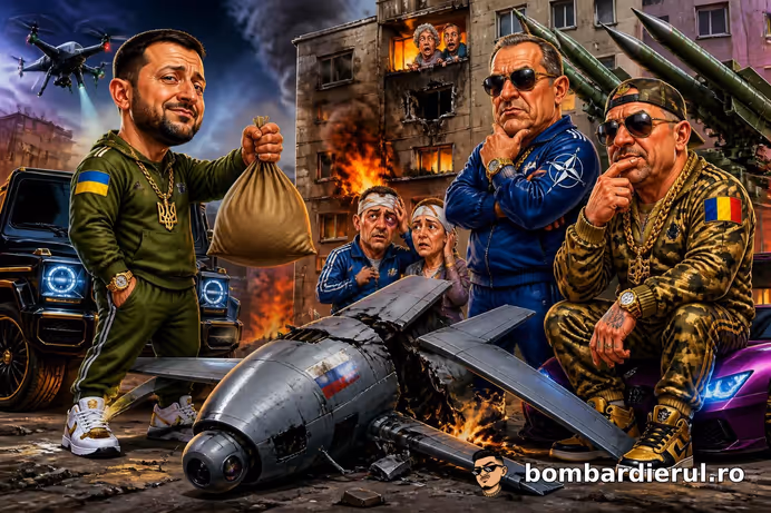 ȘOC TOTAL! Dronă rusească lovește un bloc în Galați. NATO, chemată la masă?