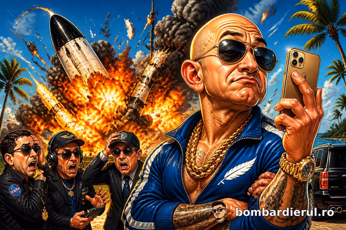 CEA MAI MARE EXPLOZIE SPAȚIALĂ! Racheta lui Bezos s-a făcut scrum în Florida: „A fost o zi foarte grea”