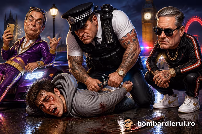 FURTUNĂ POLITICĂ ÎN UK! Tânăr înjunghiat, încătușat și lăsat să moară pe stradă de Poliția britanică: „Nu pot respira!”