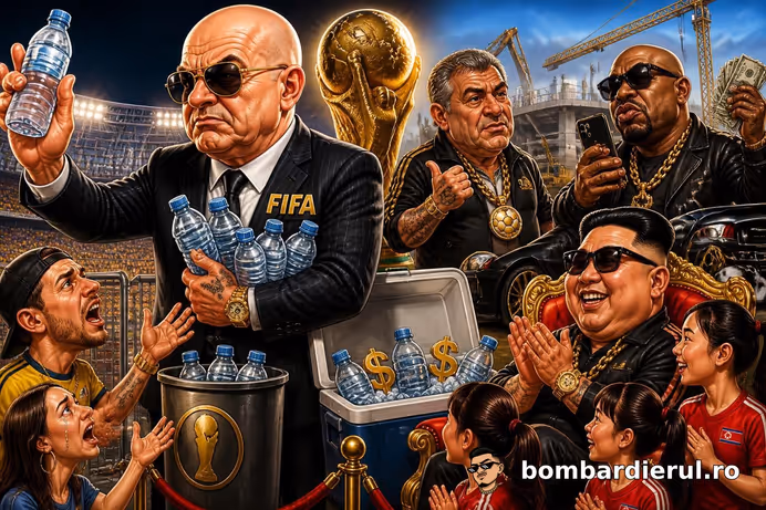 SCANDAL MONDIAL! FIFA interzice sticlele de apă pe stadioane la Mondialul din 2026: „Să bei apă e un lux, frate!”