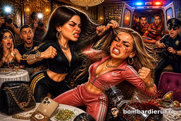SCANDAL MONSTRU! Andreea Bostănică și Iuliana Beregoi s-au luat la pumni într-un restaurant: ambulanță, poliție, sânge rău  -  și fiecare cu povestea ei!
