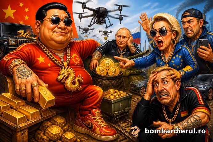 CHINA NE ÎNGROAPĂ CU AUR ȘI DRONE! O tranzacție de 4 miliarde de dolari blocată, UE urlă „sancțiuni”, iar nemții își fac cruce
