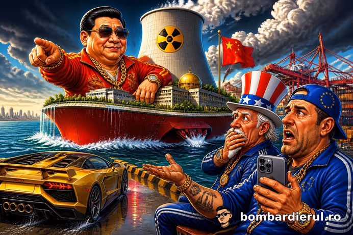 ¡CHINA GOLPEA FUERTE! La isla flotante con reactor nuclear sacude el comercio mundial: "¡Nos sopla a todos, jefe!"