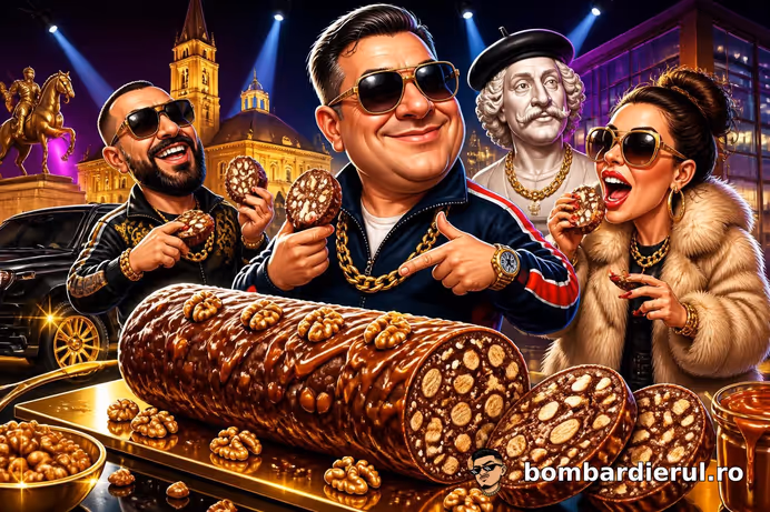 CLUJUL INVENTEAZĂ DESERTUL CARE ȚI DĂ ȘI CULTURĂ! Salam de biscuiți cu nuci, 10% din preț ajunge la artiști!