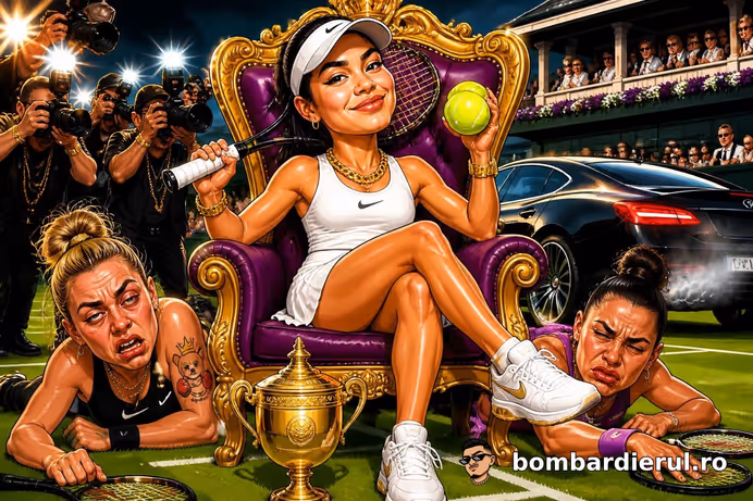 EMMA RĂDUCANU, FENOMEN PE IARBĂ! A CÂȘTIGAT DOUĂ MECIURI ÎNTR-O ZI ȘI E ÎN FINALA DE LA QUEEN'S!