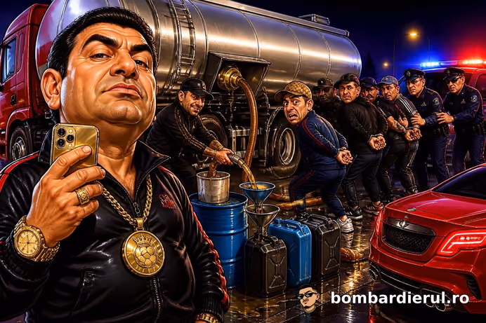 FURAT CA LA CARTE! 25 de șoferi prinși cu motorină în rezervoare secrete, jumate-s ai lui Borcea!