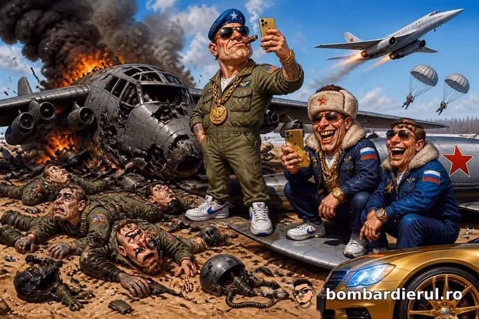 CATastrofă în deșert! B-52 american se prăbușește la decolare: 8 morți, zero supraviețuitori!