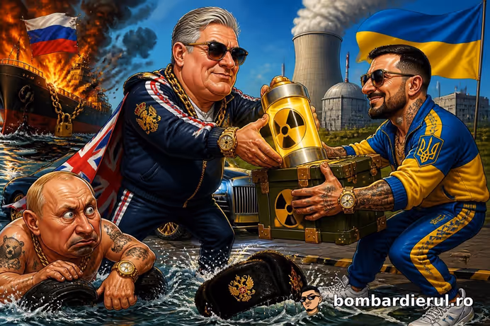 URANIU PENTRU UCRAINA! Britanicii dau 282 de milioane de dolari și lovesc flota fantomă a lui Putin la G7!