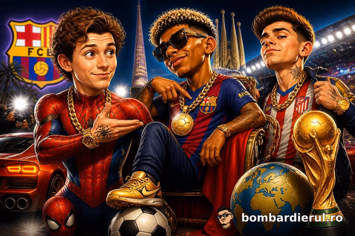 SPIDER-MAN SE DĂ LA O PARTE! Tom Holland: Lamine Yamal e supereroul perfect! Și Julián Álvarez e pe listă!