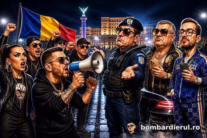 PROTEST ÎNTRERUPT? Platformele civice strigă în Piața Victoriei, dar Jandarmeria nu știe nimic!