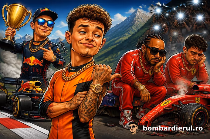 ȘOC ÎN FORMULA 1! Norris spune că Ferrari e „terminată” după dezastrul din Austria! Ce s-a întâmplat cu Hamilton?