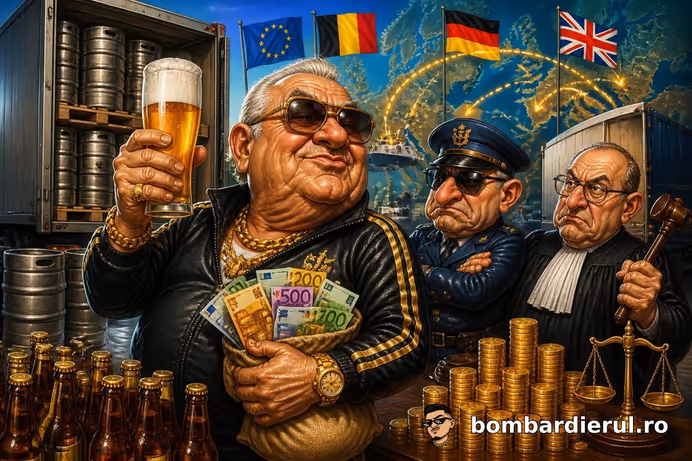 ȘOC TOTAL! Român de 69 de ani, amendă de 1,8 MILIOANE DE EURO în Belgia pentru 5 milioane de litri de bere! Cum a tras țeapa la accize?