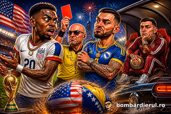 BOMBĂ la CM 2026! SUA trece de Bosnia cu 2-0, dar Balogun vede roșu! Jovo Lukic, iar pe bancă la Cluj?