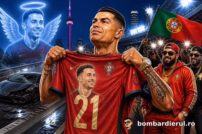 LACRIMI LA TORONTO! Cristiano Ronaldo a îmbrăcat tricoul lui Diogo Jota, la un an de la tragedia de pe autostradă