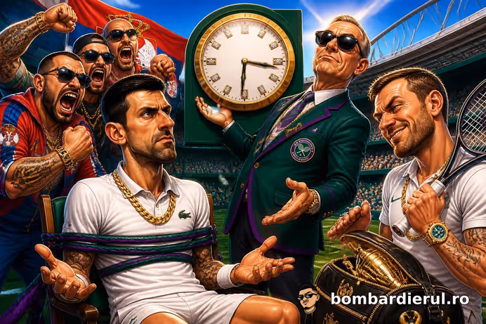 ȘOC LA WIMBLEDON! Sârbii urlă că organizatorii îl sabotează pe Djokovic! Ce oră i-au dat, frate?!