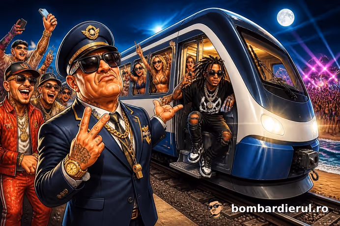 NEAA, CE VREMURI! CFR bagă trenuri extra la „Beach, Please!” pentru Playboi Carti și gașca lui! Hai să nu ne înghesuim ca-n șaorma de la 3 noaptea!